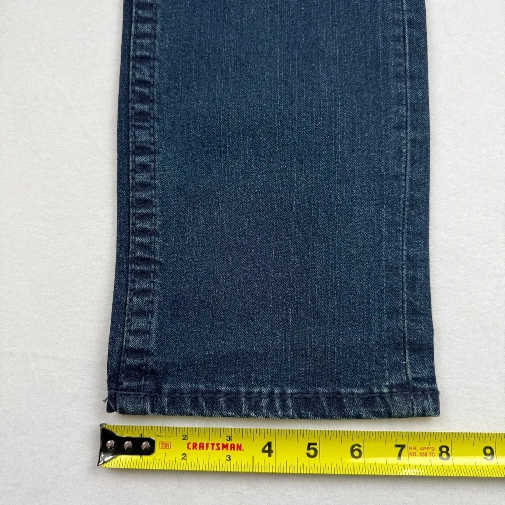 True Religion Men's Geno Relaxed Slim Big T Blue Denim Jeans 36x32 NWT $199.00
